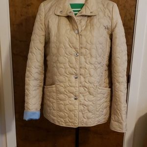 COACH QUILTED SHORT JACKET